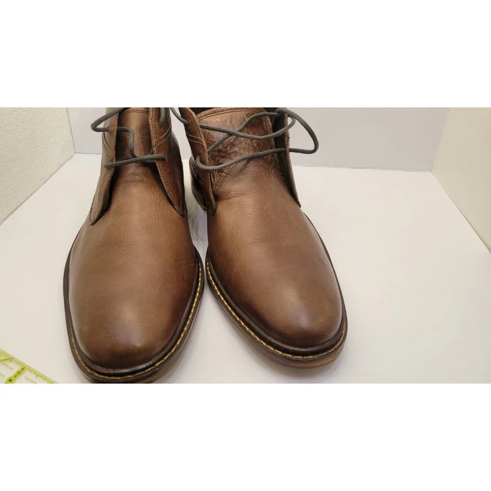 Cole Haan C11080 Chukka Boots Mens 12M Brown Leather Ankle Lace Up